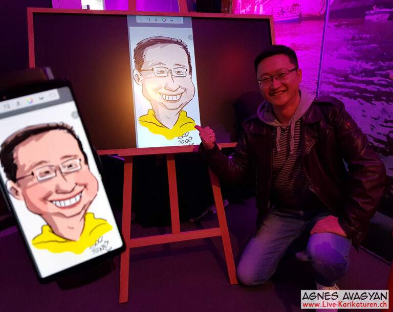 Alleinunterhalter, Unterhaltung, Kunst, Kunsthandwerk, Firmenevent, Geschaeftsessen, Geburtstag, Hochzeit, Firmenevent, Geschenkidee, Hochzeit, Jubilaeum, Kuenstler, Live Karikaturist, Pensionierung, Messeanimation, Portraitbild zeichnen, Showkuenstler, E